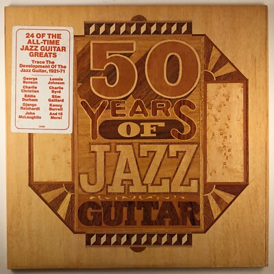 Various Jazz Artists ''50 Years of Jazz Guitar'' 1976 Double LP, CBS CG-33566