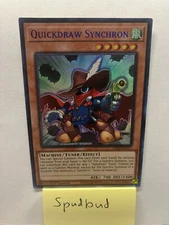 Quickdraw Synchron (Blue) Ultra Rare LDS3-EN117 (Near Mint 1st Edition)