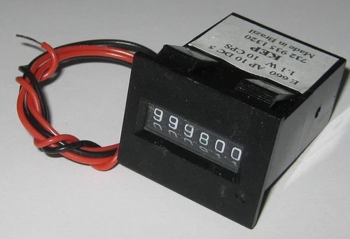 KEP E660 Electro Mechanical Compact 6 Digit Counter - 5 V DC - 10 CPS