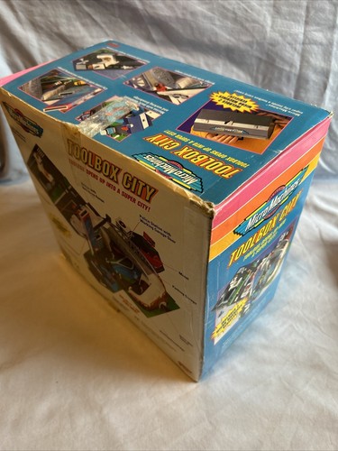 Micro Machines, Galoob, Tool Box City Playset, 1993, 99% Complete, Boxed #12 - Picture 18 of 19
