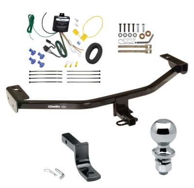 Trailer Tow Hitch For 13-18 C-MAX Complete Package + Wiring Draw Bar & 2'' Ball