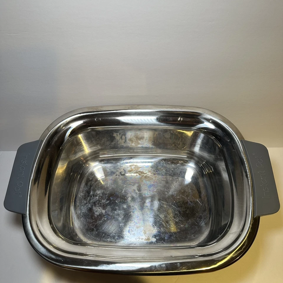 Olla de cocción lenta multiuso Instant Pot Aura Pro olla interior de 8 cuartos de galón inserto de acero inoxidable Foto 2 de 4