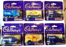 NEW Vintage Cadbury's Collection Diecast Model Vans by Majorette