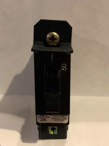 Airpax 50A Circuit Breaker LELK1-1REC4-27129-943 - Picture 4 of 6