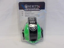 Beretta Standard Earmuff 25db Muff Hearing Protector LIME GREEN CF1000000207FF