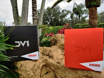 Devilbiss Dv1 Clear Coat & Base Coat Digital Gun 704521 704504  SEALED NEW  