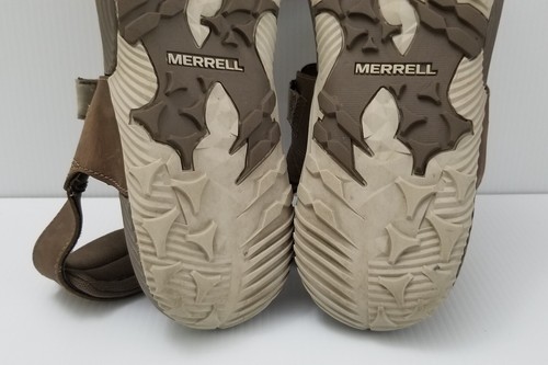 Merrell Mens Size 12 Beige Sandals Shoes J91513 Walking Hiking Hook & Loop Strap - Picture 9 of 12