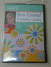 SEWING WITH NANCY - Sew Grand Dresden Quilts DVD NEW/SEALED SN2720