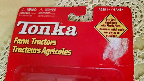 TONKA TRACTOR 2300 NEW 2008 HASBRO MAISTO YELLOW #15161 DIE CAST METAL PLASTIC. - Picture 5 of 12