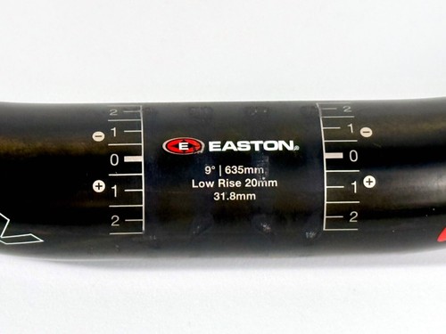 Easton EC90 SL carbon fiber 20mm rise handlebar 31.8mm 635mm wide Taperwall MTB - Picture 3 of 14