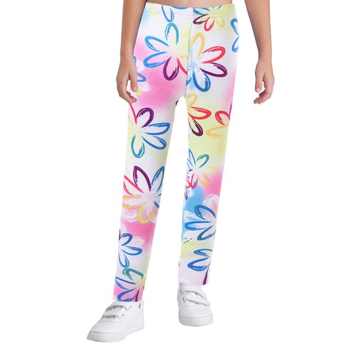 Kids Girls Cute Printed Trousers Winter Warm Thick Velvet Thermal Pants Tights - Picture 26 of 42