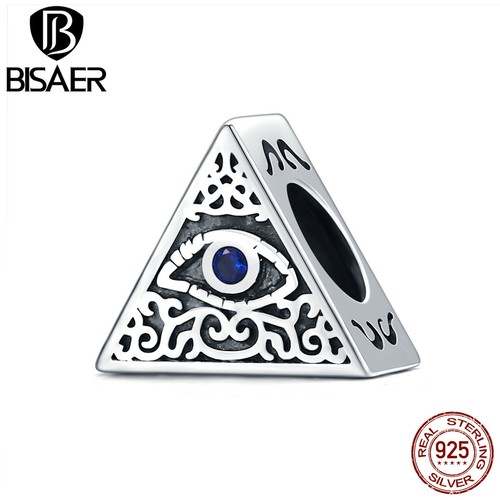 Lucky Eye Hamsa Hand Charm CZ S925 Sterling Silver Beads fit Bracelet & Necklace - Picture 46 of 54