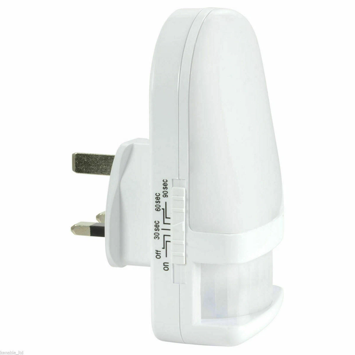 Motion Sensored UK Mains Power LED Night Light 4000k Natural White