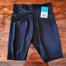 Vanity Fair Long Leg Shaper Womens Small  Bottom Shaping Black Shapewear