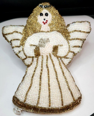 Stunning Angel Bead Change Purse Evening Wear New Unused