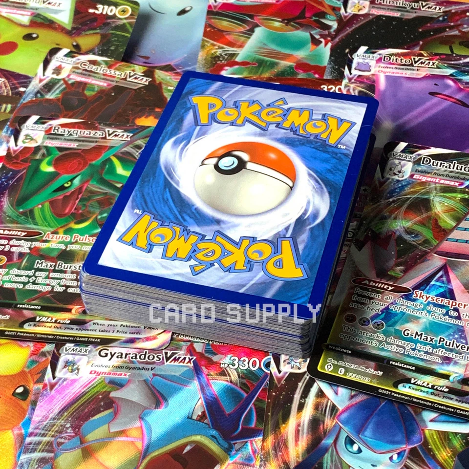 50 POKEMON CARDS 🔥 Bulk Lot No Duplicates 💎 1 Ultra Rare GUARANTEED ⚡️ EX V GX - image 3 of 4