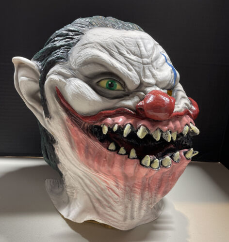 Killer Jeff Creepypasta Open Mouth Adult Latex Mask Halloween