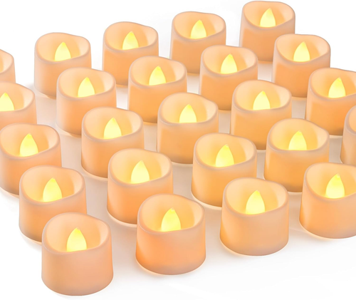 48-Pack Novelty Flickering Flameless Tea Lights Candles, 200+Hours Battery-Opera - Picture 10 of 12