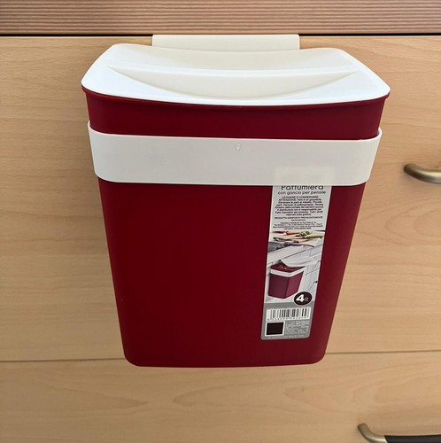 Cubo de Basura Con Gancho para PENSILE Cocina Reciclaje Undersink 4L - Imagen 8 de 10