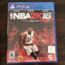 NBA 2K16 (Sony PlayStation 4, 2015) Stephen Curry Anthony Davis James Harden