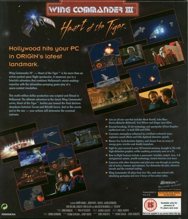 Wing Commander III 3 Heart of the Tiger PC Mac Game 1994 Windows 10 11 - Image 2 of 2
