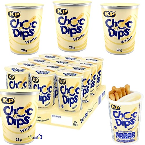 Kp Dips Chocolate White Biscuit Stick & Choc Dip 28g Perfect Kids Gift - Picture 5 of 5