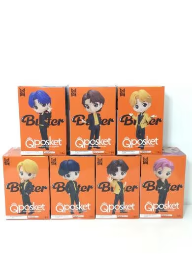 Q Posket BTS TinyTAN Butter Figure B color Complete 7 Set Q Posket BTS TinyTAN Butter Figure B color Complete 7 Set