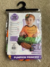 NEW Infant Little Pumpkin Princess Costume Rubies BABIES FIRST HALLOWEEN 0-6m