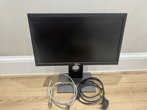 Dell 20 P2018H 20" Monitor LED LCD 60Hz VGA HDMI DP UK Power Cable