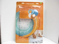 FISKARS FABRIC CIRCLE CUTTER 11 SIZE OPTIONS FROM 2"- 12" DIAMETER CIRCLES
