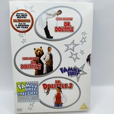 Dr. Dolittle, 2, 3 Trilogy DVD Box Set PG 3 Movies 2006 Eddie Murphy Family Gift