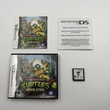 Teenage Mutant Ninja Turtles Arcade Attack Nintendo DS Complete In Box Tested