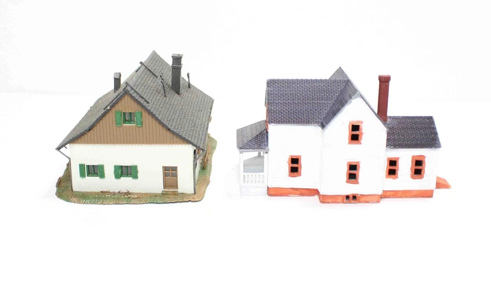 Pola N Scale Blacksmith/Forge House + 2 Sears Silverdale 1920s Home Kits - Image 4 of 4