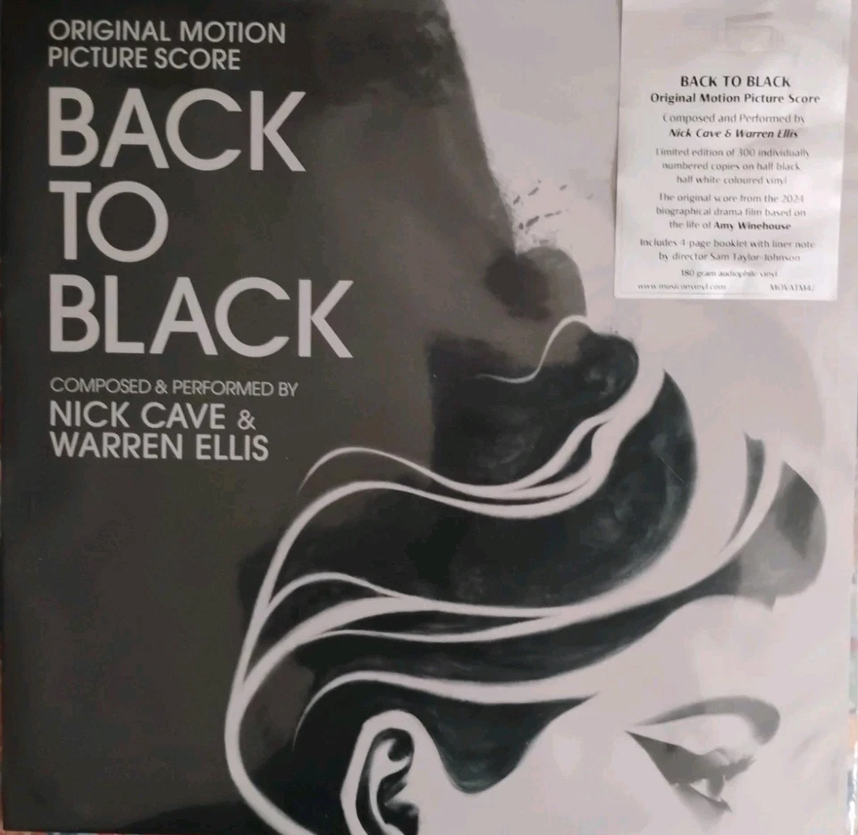 12" LP Vinyl Nick Cave Warren Ellis Filmmus. Back To Black numb. ed. - MOV000045, Foto 1 von 5