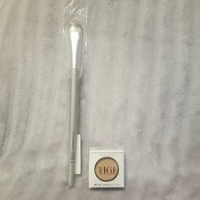TIGI Cosmetics Creme Concealer, Medium, 0.06 Oz New + Concealer Brush