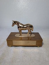 Vintage Horse Show Trophy MQHA Grand Champion Mare Delta Colorado 1963