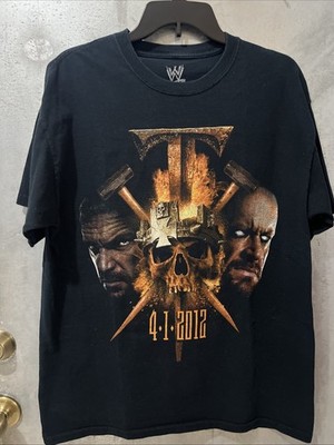 Vintage WWE Wrestlemania Undertaker Vs. Triple H End of An Era Shirt Size Large