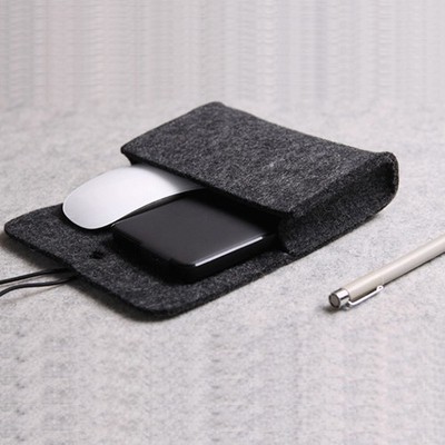 Pouch Bag Power Adapter for Case for Charger / Mouse for Case Soft Felt For MacB