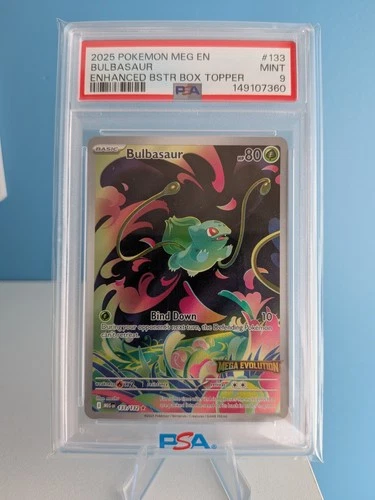 Pokémon Bulbasaur Me01: Mega Evolution Illustration Rare Holo 133/132
