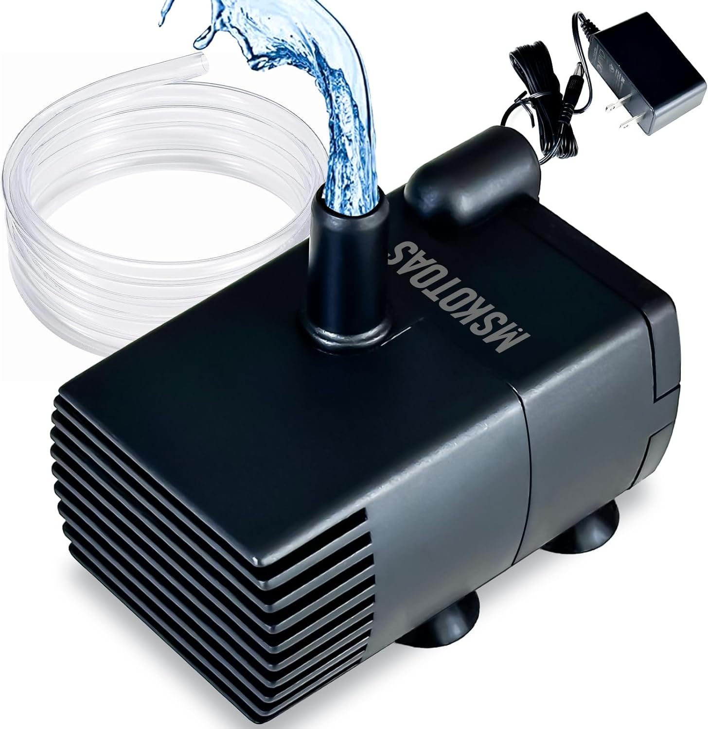 Automatic Small Sump Pump with 8 FT Lift 74 GPH and 6 FT Tubing
