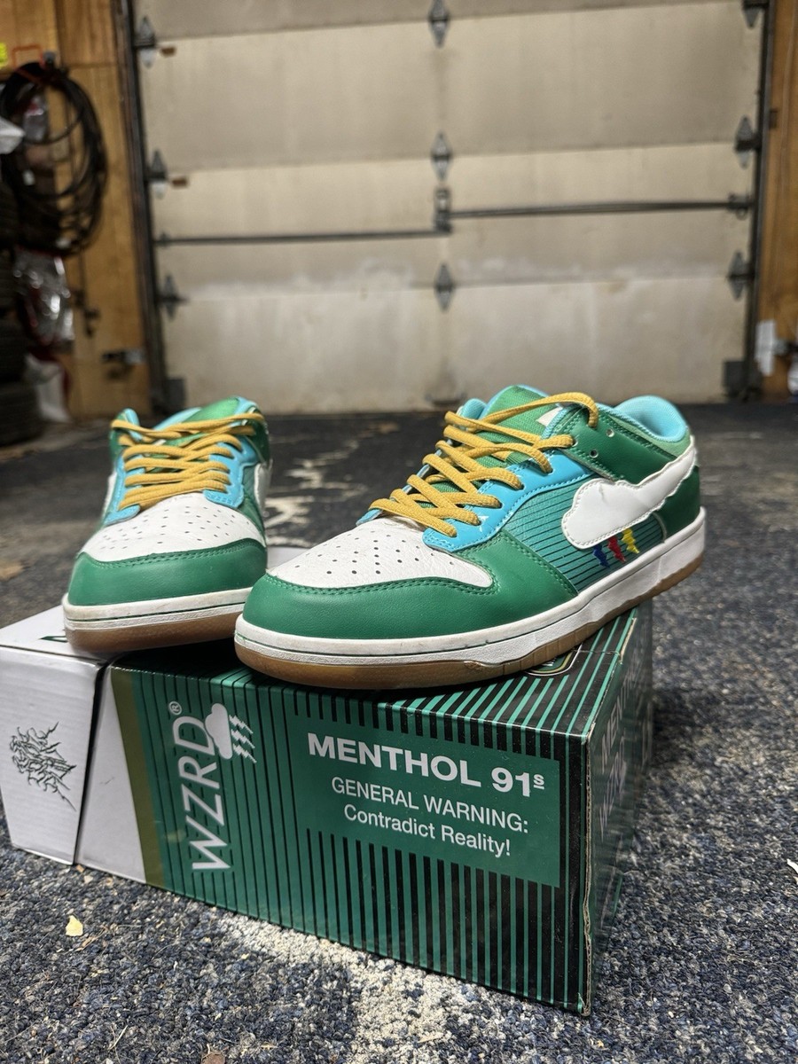 WRZD Menthol 91’s (custom Dunks) View 2