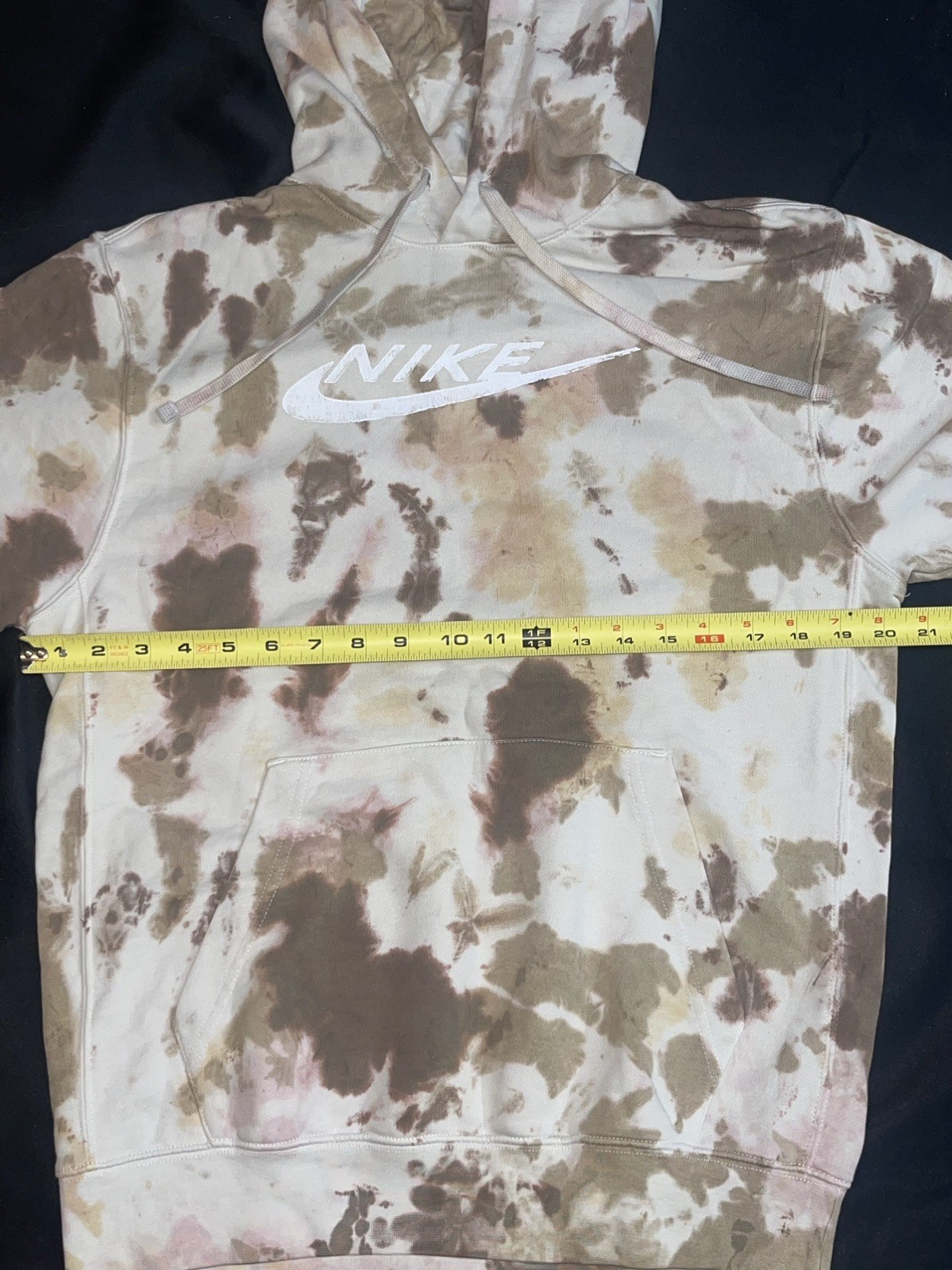 Nike Tan Acid Print Basic Pullover Sweatshirt | S… - image 6