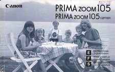 Canon Prima Zoom 105 Camera User Owner Instruction Manual