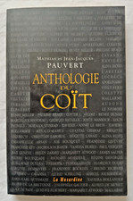 Anthologie du Coit par Pauvert ed La Musardine