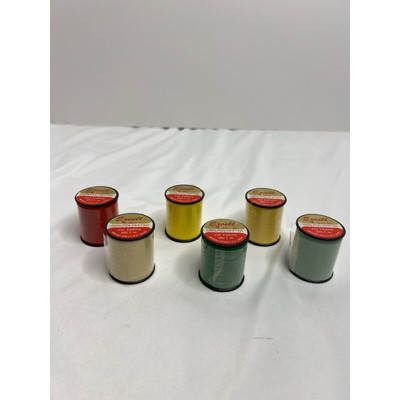 Vintage Excell Sewing Thread Set 6 Colors NIP Polyester Crafts