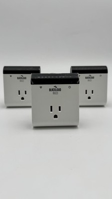 Blackloud Buzzi Smart Wireless Switch, Wi-Fi  Outlet Built in Micro USB 3 Pack