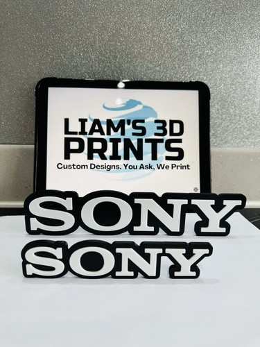 Decorative Sony logo Sign Display two sizes small 16cm Large 25cm - Picture 2 of 4