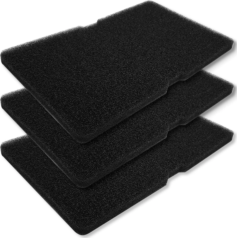 3x Filtre Mousse Sèche-linge Pompe à chaleur Condensation pour Beko 2964840100