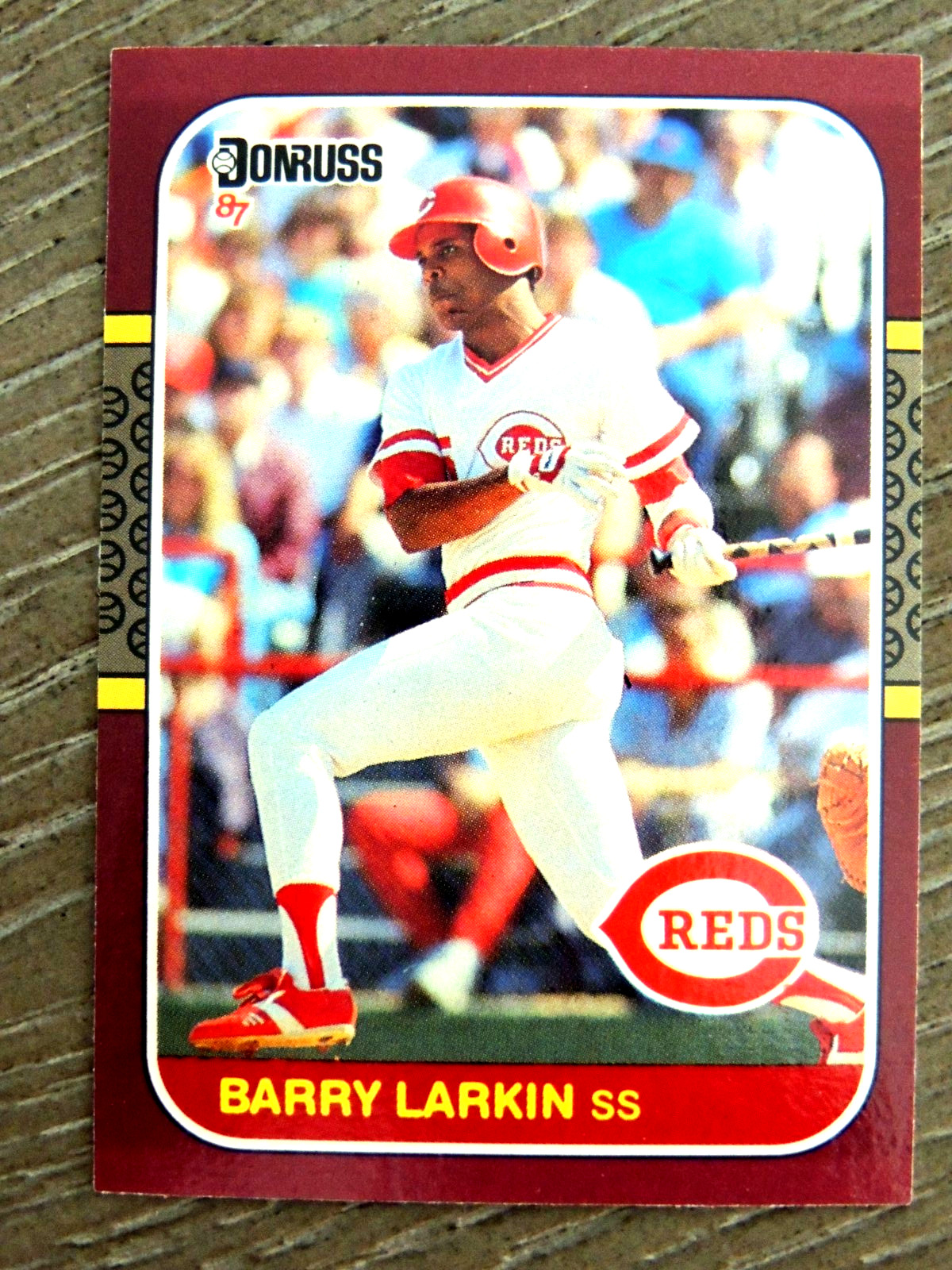 BARRY LARKIN 1987 DONRUSS OPENING DAY ROOKIE CARD #191   REDS     SET BREAK