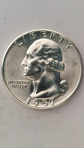 1957-P United States Uncirculated Washington Quarter